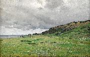 Axel Lindman Coastal Landscape, Normandie oil painting